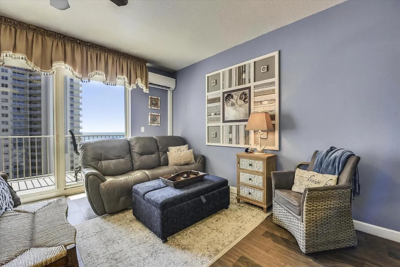 Apartment Shores Of Panama 1206 - Amazing Studio, Free Fun! Sleeps 3, Romantic Condo Panama City Beach United States